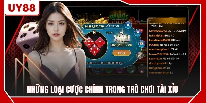 Những loại cược chính trong trò chơi Tài Xỉu